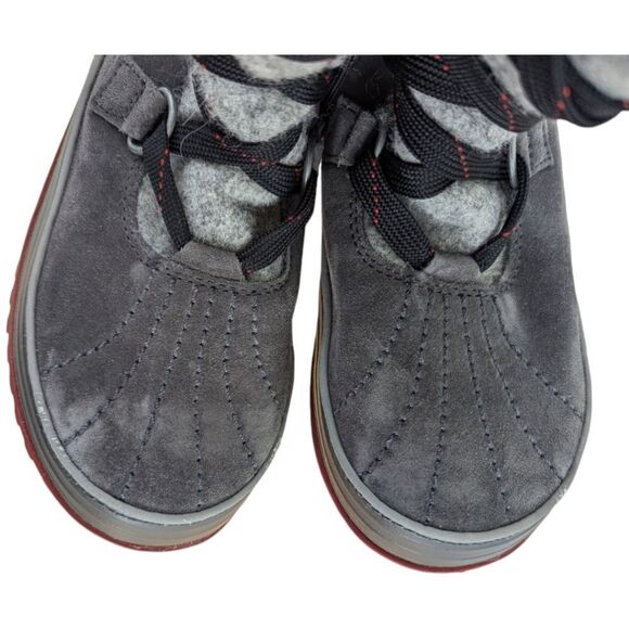 Sorel Tivoli High II NL2330-089 Shearling Snow Boot Grey Suede Faux Fur Lined 9 - Picture 5 of 7